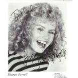 Sharon Farrell signed 10x8 black and white photo dedicated. Sharon Farrell ,born December 24,