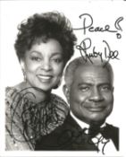 Ruby Dee and Ossie Davis signed 10x8 black and white photo. Raiford Chatman Ossie Davis ,December
