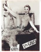 Mitzi Gaynor signed 11x8 black white photo pictured in her role in the 1957 movie Les Girls. Mitzi