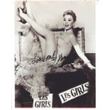 Mitzi Gaynor signed 11x8 black white photo pictured in her role in the 1957 movie Les Girls. Mitzi