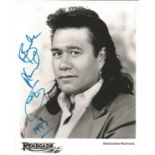 Branscombe Richmond signed 10x8 black and white Renegade promo photo. Branscombe Richmond ,born