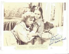 June Haver signed 11x8 sepia photo of a lobby card pictured with a young Natalie Wood from the