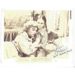 June Haver signed 11x8 sepia photo of a lobby card pictured with a young Natalie Wood from the