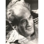 Eli Wallach signed 10x8 black and white photo dedicated. Eli Herschel Wallach was an American