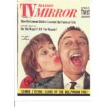 Carol Burnett signed 12x8 colour TV Radio Mirror cover photo. Carol Creighton Burnett ,born April