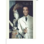 Christopher Lee as Francisco Scaramanga signed 10 x 8 inch James Bond Man with the Golden Gun photo.