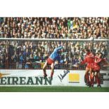 NEVILLE SOUTHALL 1990, football autographed 12 x 8 photo, a superb image depicting the Welsh