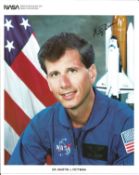 Astronaut Martin Fettman signed 10 x 8 inch colour portrait photo Space Shuttle NASA. Good
