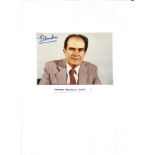 Georges Marchais politician signed 6 x 4 inch b w portrait photo. Good Condition. All autographed