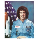 Astronaut Ellan Shulman signed 10 x 8 inch colour portrait photo to Walter Space Shuttle NASA.