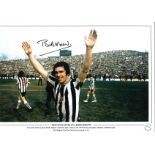 Bobby Moncur Signed 1974 Newcastle United 12x18 Limited Edition Photo. Good Condition. All