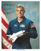 Astronaut Michael Clifford signed 10 x 8 inch colour portrait photo to Walter Space Shuttle NASA.