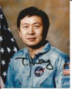 Astronaut Taylor Wang signed 6 x 4 inch colour portrait photo Space Shuttle NASA. Good Condition.