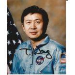 Astronaut Taylor Wang signed 6 x 4 inch colour portrait photo Space Shuttle NASA. Good Condition.