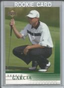 Sergio Garcia Rookie golf trading card 2001 Upper Deck Golf Sergio Garcia mint. Good Condition. We