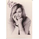 Julie Christie signed 6 x 4 inch b w photo. Good Condition. All autographed items are genuine hand