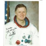 Astronaut Don Lind signed 10 x 8 inch colour portrait photo to Walter Space Shuttle NASA. Good