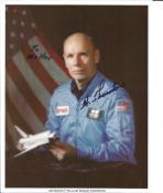 Astronaut William Thornton signed 10 x 8 inch colour portrait photo to Walter Space Shuttle NASA.