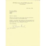 Jack Rosenthal TLS dated 30th July 1980 on headed paper replying to an invitation to a forum. Jack
