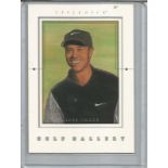 Tiger Woods 2001 Upper Deck Golf Gallery # GG4 Tiger Woods Rookie U. S. A. PGA Mint. Good Condition.