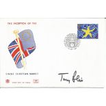 Prime Minister Tony Blair signed 1992 Single European Market FDC. Good Condition. All autographed