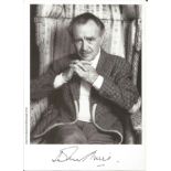 Sir John Mills signed 6 x 4 inch b w photo. Good Condition. All autographed items are genuine hand
