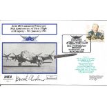 WW2 Leonard Cheshire VC signed 1991 Avro Lancaster VAFA cover. Good Condition. All autographed items