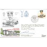 Lord Dowding Hurricane Sheltered Housing Project signed FDC. Signed by Sqn Ldr K. N. T. Lee DFC.