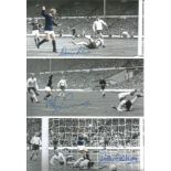 SCOTLAND 1967, football autographed 12 x 8 photo, depicting a montage of images relating to