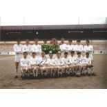 LEEDS UNITED 1968, football autographed 12 x 8 photo, a superb image depicting players posing for