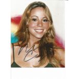 Mariah Carey signed 10x8 colour photo. Good Condition. All autographed items are genuine hand signed