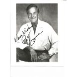 Pat Boone signed 10x8 black and white photo. Good Condition. All autographed items are genuine