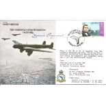 David Shannon DSO DFC WW2 Dambuster Raid pilot signed Fairey Hendon B19. Bomber command cover.