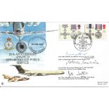 25th Anniversary of the VC10 into RAF Service signed FDC No. 148 of 200. Signed by Air Chief Marshal
