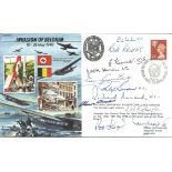 11 Victoria Cross winners signed Invasion of Belgium Joint Services cover JS 50 40 3. Signed by Bill