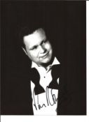 Paul Potts signed 10 x 8 inch b w photo. Good Condition. All autographed items are genuine hand
