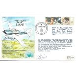 First Flight of the S. A. H. 1 Trago Mills Aircraft Division signed FDC No. 2028 of 2983. Signed