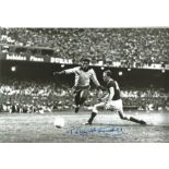 TERRY HENNESSEY 1962, football autographed 12 x 8 photo, a superb image depicting Brazil's Garrincha