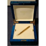 Waterman Exception Precious Metals Solid 18K Gold Ballpoint Pen in original 9 x 9 inch box with full