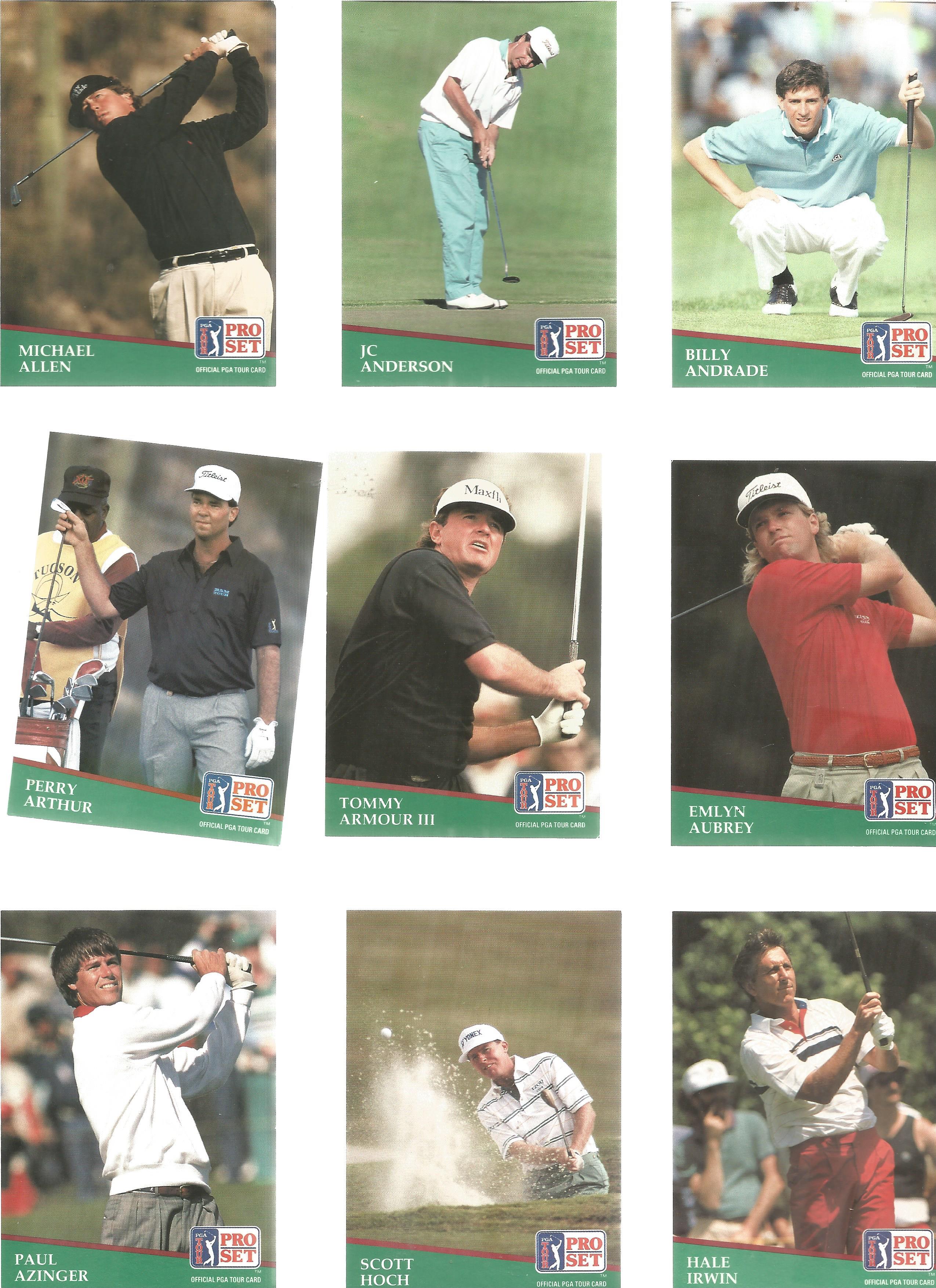 Golf 1991 PGA Tour cards. This is a set of 285 PGA Tour & Senior Tour Players. Photo's & Stat's. - Image 2 of 5