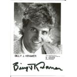 Billy J Kramer signed 7 x 5 inch b w photo. Good Condition. All autographed items are genuine hand