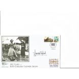 Francis Tophill signed Internetstamps 100 years RHS FDC. Good Condition. All autographed items are