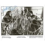 Kathleen Turner signed 10 x 8 inch b w photo from War of the Roses. Good Condition. All