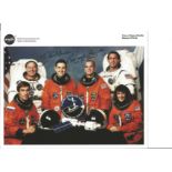 Nancy j. Currie signed 10x8 colour NASA photo of the STS-88 Crew. Dedicated. Good Condition. All