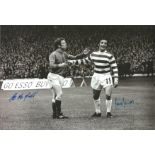 CELTIC v RANGERS 1970, football autographed 12 x 8 photo, a superb image depicting Celtic's LOU