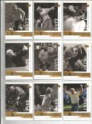 Golf Trading Cards 2001 Upper Deck Jack Nicklaus The Golden Bear Complete Set Of 18 Golf Cards. Card
