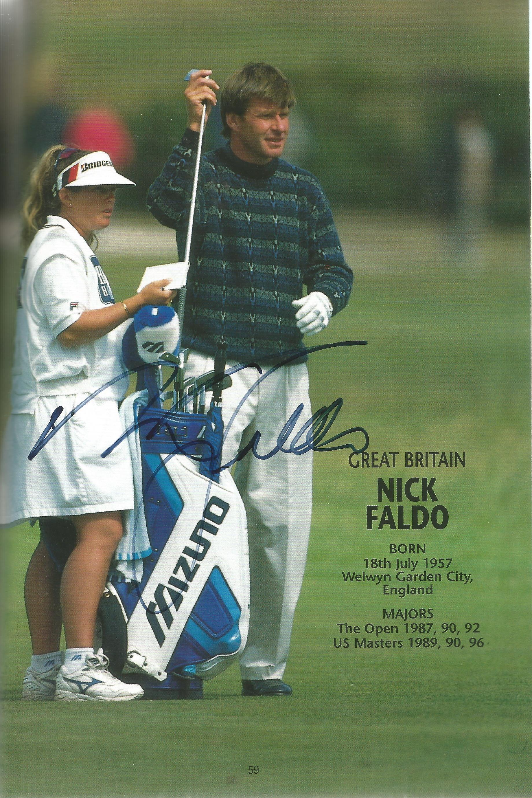 Jack Nicklaus golf legend signed on his picture page of 1996 Open Golf Championship programme - Image 3 of 5
