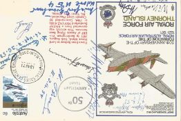 WW2 Luftwaffe aces multiple signed RAF Thorney Island cover. Signed by Wilhelm Batz KC, Stefan