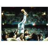 Dino Zoff Italy Signed 16 x 12 inch football photo. Good Condition. All autographed items are