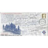 Battle of Britain multiple signed Raflet Stamp Club cover. 17 Signatures include Ronnie Hay, William